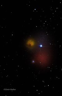 Stern Alnitak im Orion mit dem Flammennebel